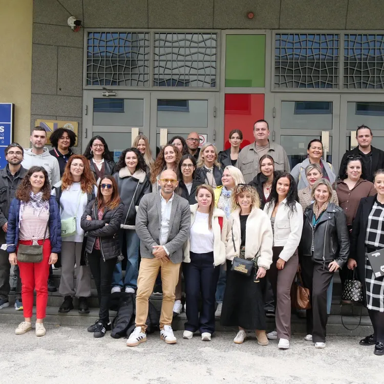 Gençlik Merkezi “Ivan Pavao II” ve TCP Sosyal İnovasyon Laboratuvarı Katılımcıları IUS’u Ziyaret Etti